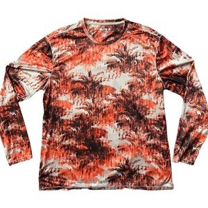 Mens Reel Legends Long Sleeve Performance Shirt